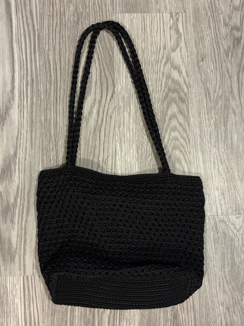 Black Woven Tote Bag - Classic Everyday Carry